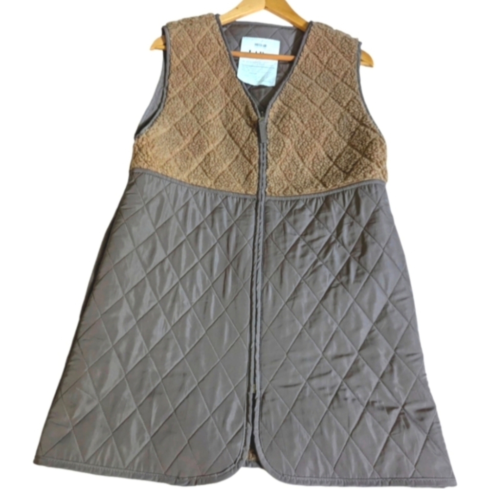 LAP quilted Sherpa vest